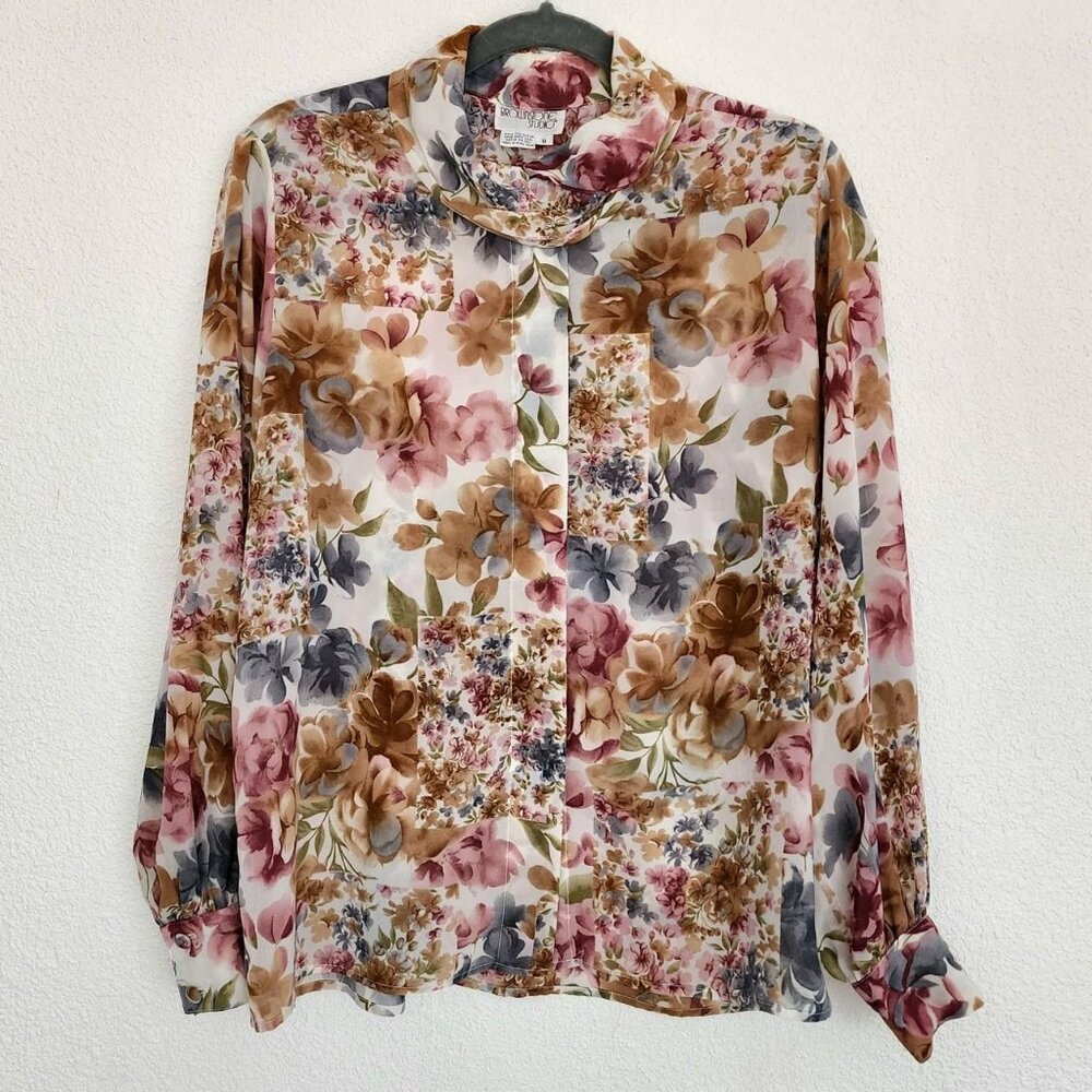 Vintage floral blouse